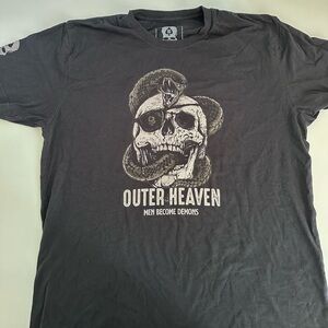 Outer Heaven Black Graphic Tee
